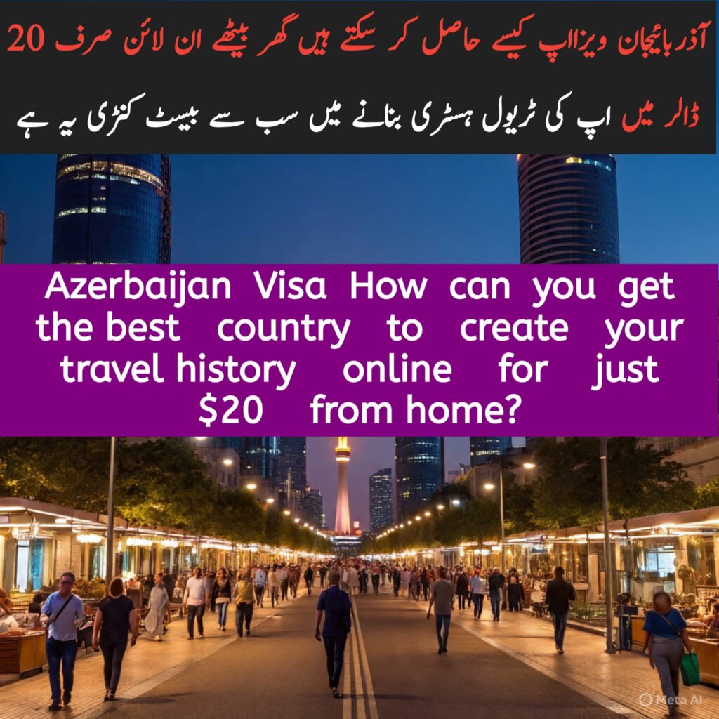 Baku Azerbaijan Visa Guide – Flame Towers Night View